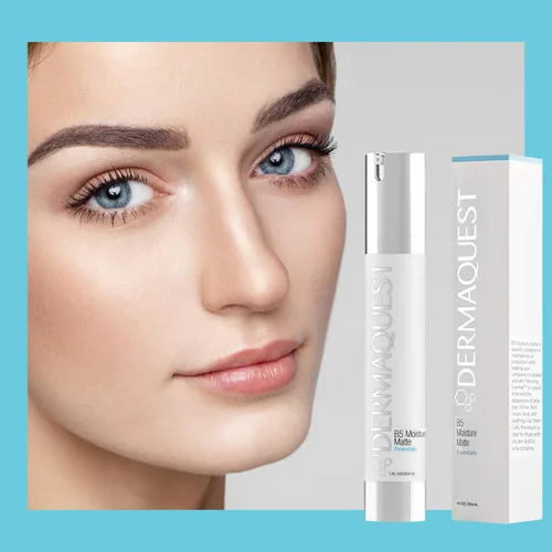 Vista 4 de DermaQuest Essential B5 Moisture Matte - Hidratante facial para piel grasa y propensa al acné - 5% ácido hialurónico hidratante para mujeres