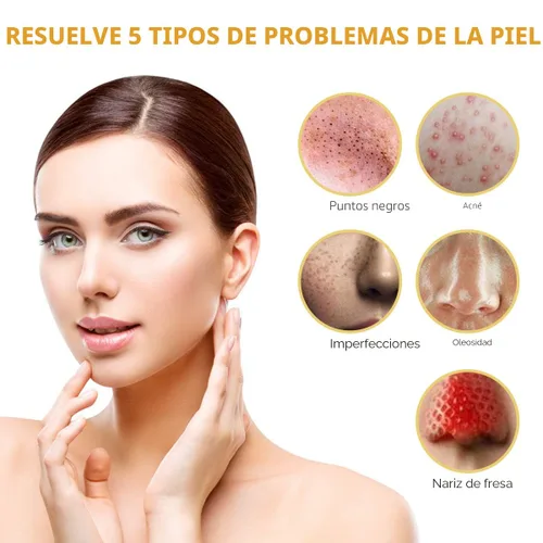 Vista 3 de Máscara eliminadora de puntos negros, máscara desprendible de oro de 24 quilates, máscara facial dorada antienvejecimiento, limpieza profunda