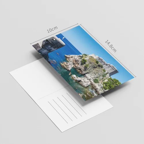 Vista 2 de Paquete de 20 postales de paisaje vintage de Croacia, tarjetas postales de todo el mundo, tarjetas de felicitación para viajes del mundo