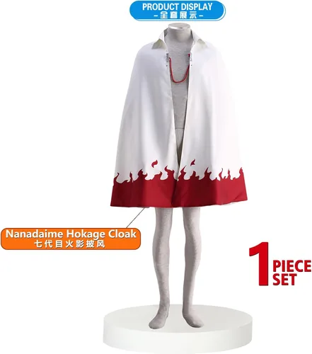 Vista 2 de MYCOS - Disfraz de Ninja para cosplay de 7 Nanadaime, disfraz de cosplay de ninja para niños grandes y adultos, festival de Halloween