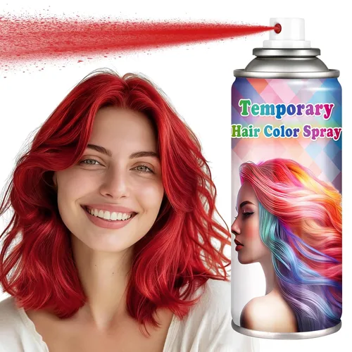 Vista 10 de Spray para el cabello gris Spray de color temporal Tinte para el cabello gris-gris, 4.1 fl oz