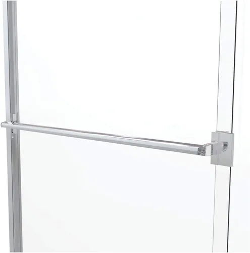 Vista 3 de Basco Classic - Puerta corrediza de ducha, se adapta a apertura de 40 a 44 pulgadas, vidrio transparente, acabado de níquel cepillado