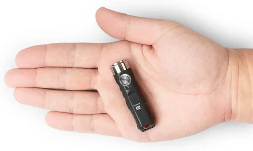 Vista 6 de Linterna RovyVon A1 recargable, tamaño pequeño, USB
