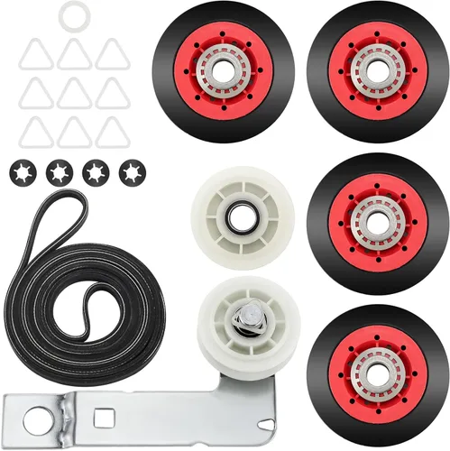 Vista 8 de AGM75510755 Kit de reparación de secadora compatible para secadoras LG Negro