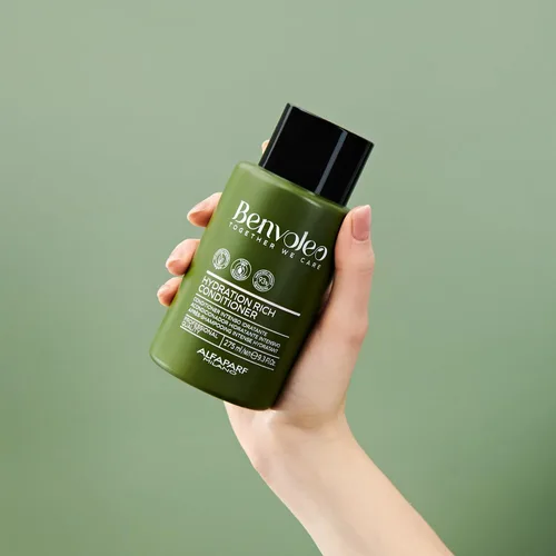 Vista 4 de ALFAPARF MILANO Benvoleo - Acondicionador rico en hidratación para cabello seco, limpio, vegano, cuidado sostenible del cabello, hidrata, hidrata