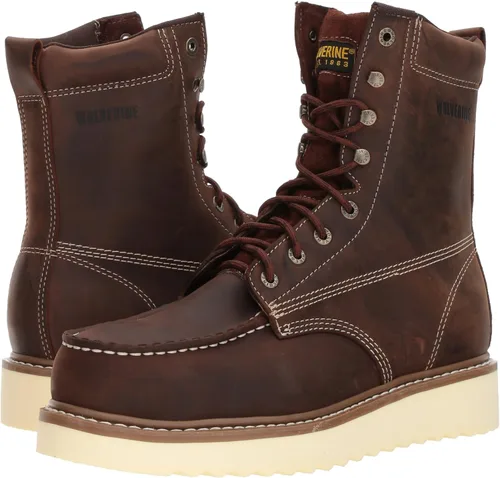 Vista 7 de Wolverine Botas de cuña Loader de 8 pulgadas con punta de acero para hombre