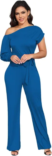 Vista 126 de DeftSharp Overol largo y elegante para mujer, sexy, para cóctel, fiesta, club, casual, para trabajo