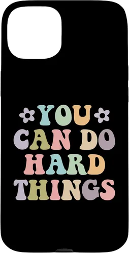 Vista 9 de Inspirational Women's Graphics - You Can Do Hard Things Case for iPhone 16