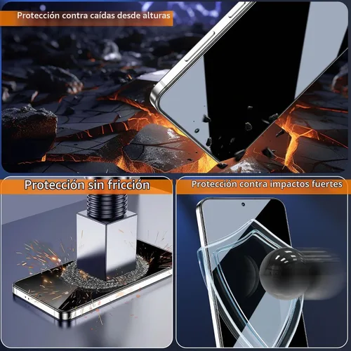 Vista 3 de Asstar - Protector de pantalla de privacidad para Samsung Galaxy S24 FE de 6.7 pulgadas (2 unidades) 9H Tempered Glass Privacy Film for Samsung