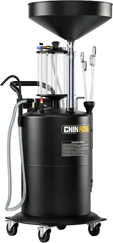 Vista 11 de Tanque de drenaje de aceite residual, extractor de drenaje de aceite y kit colector Drenador neumático para fluidos automotrices Contenedor