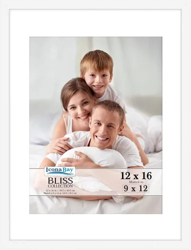 Vista 26 de Icona Bay - Marco de fotos tipo collage negro de 11 x 14 pulgadas con paspartú removible para 5 fotos de 4 x 6 pulgadas - Marco de madera