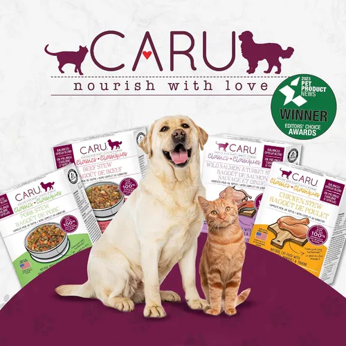 Vista 6 de Caru - Estofado de pollo Classics - Para perros - Apoya la salud general de las mascotas - Comida húmeda para perros - Ingredientes de grado humano
