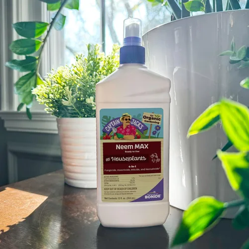 Vista 2 de Bonide Captain Jack's 12 oz Neem Max Aerosol listo para usar para plantas