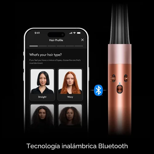 Vista 9 de Dyson Airwrap i.d.™ Multi-Styler Difusión completa para cabello rizado a rizado - Seda ámbar