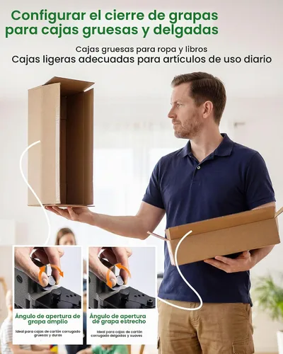 Vista 4 de meite HB3515 16 Calibre 5/8 pulgadas Longitud 1-3/8 '' Corona Manual Stick Cartón Cierre Grapadora Double,Single Wall Corrugated Packaging