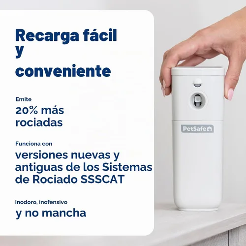 Vista 6 de PetSafe SSSCAT - Espray automático para mascotas para disuasión - Corrección de comportamiento sin contacto - Sensor de movimiento con ráfaga