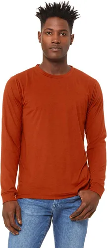 Vista 115 de Canvas Filmore 3501 - Camiseta de 4.2 onzas para hombre manga larga (1) Ceniza + (1) Jaspeado atlético