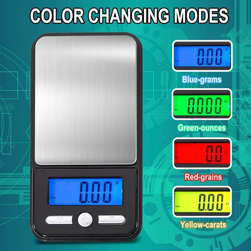 Vista 5 de Báscula digital de bolsillo AMERICAN WEIGH SCALES SERIE AC 150g x 0.01g Mini báscula de gramos de alta precisión de 0.001g de precisión