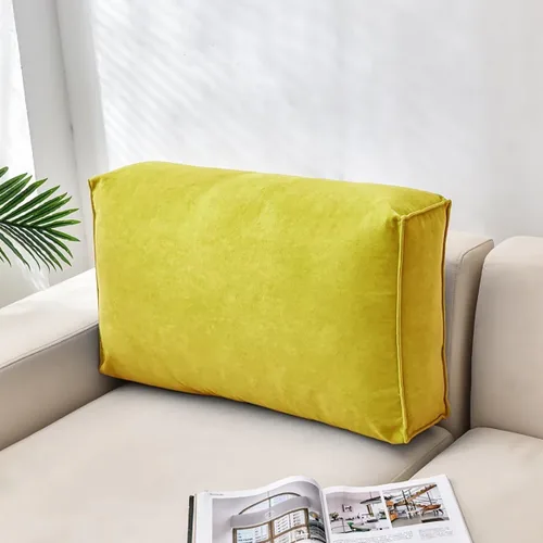 Vista 11 de Almohada de lectura rectangular Cojín de apoyo para la espalda, almohada de cabecero, cojín de respaldo suave, cojín de respaldo suave, almohada