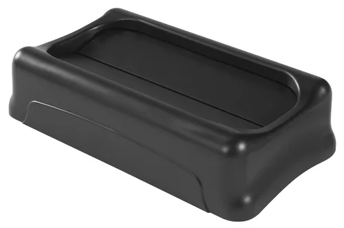 Vista 6 de Rubbermaid Commercial Products, Tapa basculante SLIM JIM para uso con contenedores ventilados SLIM JIM de 16/23 galones, color beige