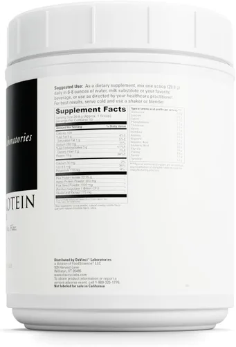 Vista 2 de DAVINCI Labs Proteína vegana - Suplemento en polvo que apoya la reparación muscular y de tejidos* - Suplemento vegano con proteína de guisante