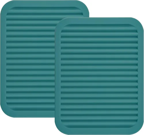 Vista 11 de Salvamanteles de silicona para ollas calientes y sartenes, almohadillas calientes para cocina, salvamanteles versátiles para platos calientes
