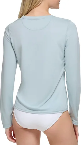 Vista 3 de Calvin Klein Camiseta de manga larga para mujer con protección 40+ que absorbe la humedad