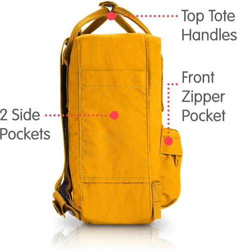Vista 4 de Fjallraven - Mochila pequeña Kanken clásica para el día a día