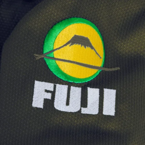 Vista 6 de FUJI BJJ Gi - Brazilian Pride Ediditon - Jiu Jitsu brasileño Gi con cinturón blanco