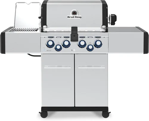 Vista 20 de Broil King REGAL Series parrilla para asar, Gas natural - S420 PRO, Acero inoxidable