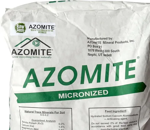 Vista 7 de Azomite Raw Supply polvo mineral orgánico de traza 44LB micronizado, blanco