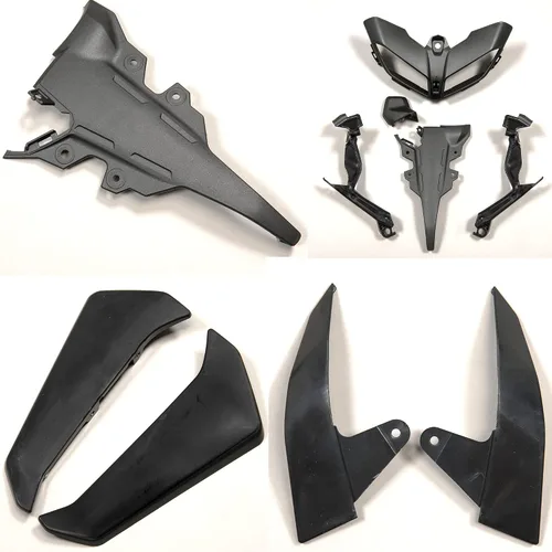 Vista 4 de XKH - Kit de carenado de plástico de inyección de ABS sin pintar para motocicleta compatible con MT09 2017 2018 2019 19 piezas/kit completo