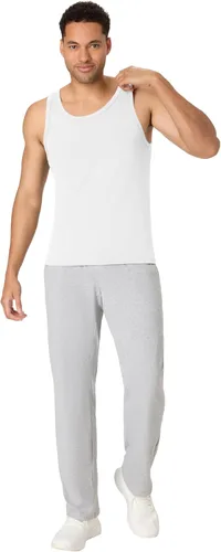 Vista 5 de Hanes Camiseta sin mangas Originals de mezcla triple para hombre, Camisetas sin mangas ligeras para hombre, Camiseta tipo tank sin mangas
