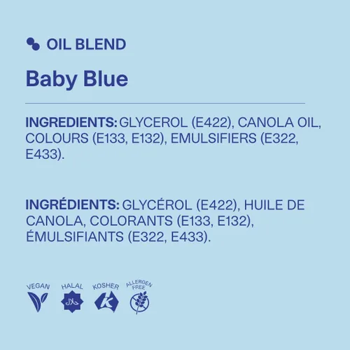 Vista 2 de Colour Mill Colorante para alimentos a base de aceite, 100 mililitros, color azul bebé (Baby Blue)