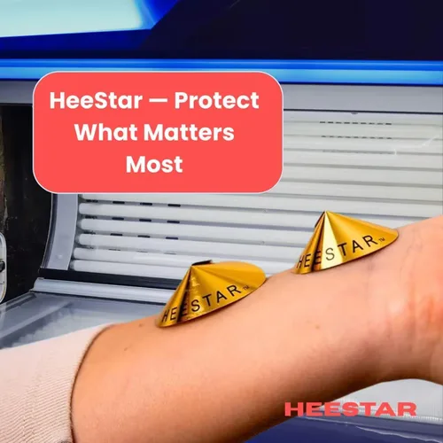 Vista 4 de Conos desechables de protección ocular HeeStar para cama de bronceado solar