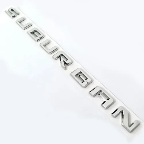 Vista 5 de 3 piezas de emblemas Suburban 3D letras distintivo adhesivo de nombre matrícula de reemplazo para 2019 2020 2021 2022 2023 Suburban genuino 84910061