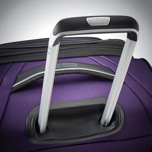 Vista 6 de AMERICAN TOURISTER Zoom Turbo Softside - Equipaje con ruedas giratorias expandible Púrpura Zoom Turbo Softside - Equipaje con ruedas giratorias