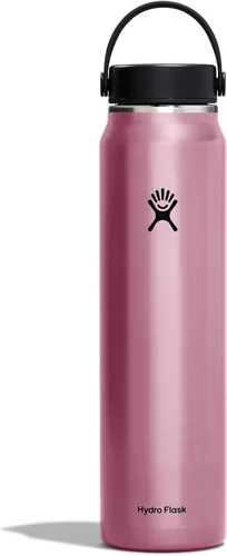Vista 13 de Hydro Flask 24 Oz Botella de agua de la serie Trail ligera con tapa Flex ancha Obsidian - Botella de agua para senderismo