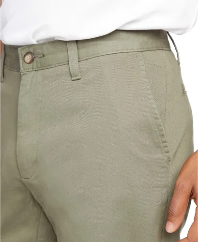 Vista 4 de Nautica Pantalón Chino de Corte Clásico con Frente Plano Elástico Sólido Deck para Hombre
