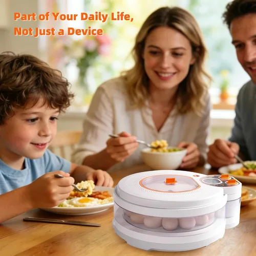 Vista 11 de Incubadora de huevos para incubar huevos: Turner automático ±1°F Temperatura
