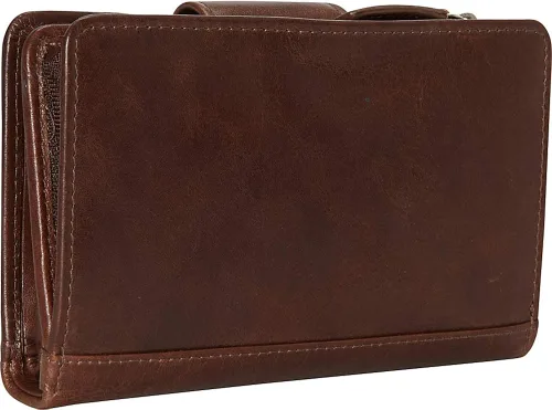 Vista 4 de Mancini Cartera mediana RFID segura para mujer