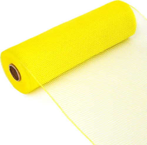 Vista 11 de Ribbli Cinta de malla beige, 10 pulgadas x 30 pies (10 yardas), uso para guirnaldas de corona de Pascua y decoración de otoño (no metálica)