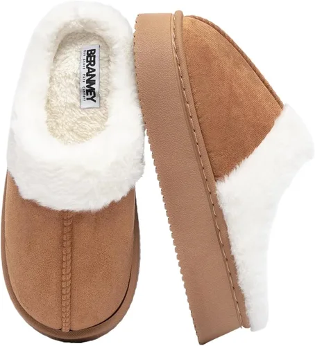Vista 8 de Pantuflas mullidas de suela gruesa para mujeres y hombres – Zapatos cómodos de plataforma con suela antideslizante, pantuflas de tobillo corto