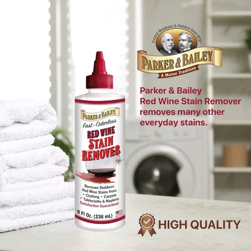 Vista 5 de Parker & Bailey Removedor de manchas de vino tinto, eliminación instantánea de manchas, removedor de manchas sin olor de acción rápida