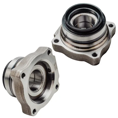 Vista 35 de Detroit Axle - Cojinete de rueda delantera y cojinete de rueda trasera para Honda Civic 1992-2000, Civic Del Sol 1993-1997, 4 lengüetas no ABS 1992