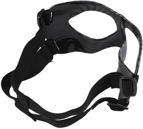 Vista 5 de Lightweight Carbon Fiber Nose Guard for Athletes (Black Band)