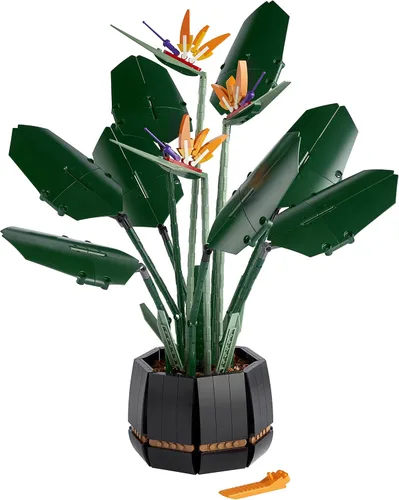 Vista 2 de LEGO 10289 Creator Expert Bird of Paradise - Juego de construcción para adultos, ave de paraíso, plantas artificiales, flores, idea de regalo