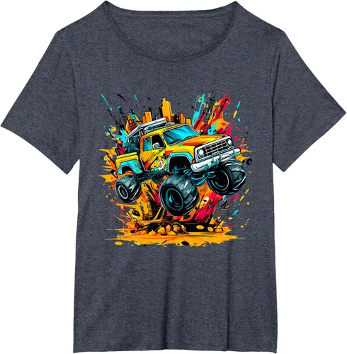 Vista 85 de Monster Trucks Are My Jam - Camiseta Monster Truck, Negro