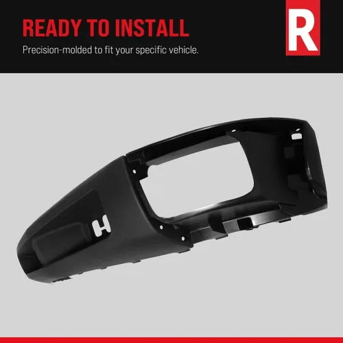 Vista 3 de GM1092214 - Deflector de aire central de cenefa inferior frontal texturizado compatible con Buick Lacrosse Allure 2010 2011 2012 2013 reemplaza OE
