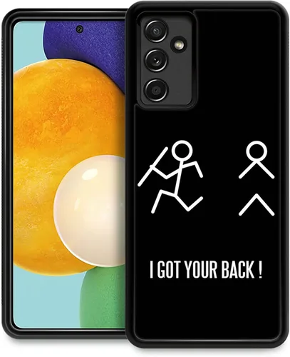 Vista 12 de CARLOCA Funda de acrílico duro compatible con Google Pixel 5, con texto en inglés "I Got Your Back", diseño gráfico de identidad, a prueba
